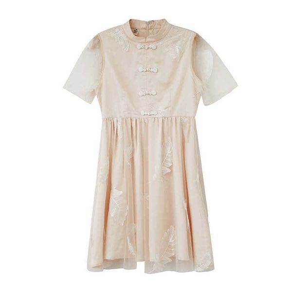 perhaps u apricot mesh embroidery mandarin collar sleeve short sleeve retro cheongsam mini dress summer chinese style d1779 210529, Black;gray
perhaps u apricot mesh embroidery mandarin collar sleeve short sleeve retro cheongsam mini dress summer chinese style d1779 210529, Black;gray