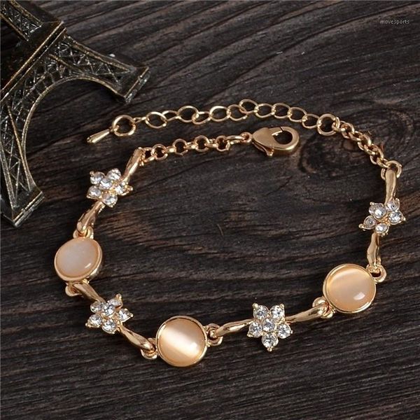 charm bracelets women opal crystal bracelet wedding fashion bangle1, Golden;silver 
charm bracelets women opal crystal bracelet wedding fashion bangle1, Golden;silver