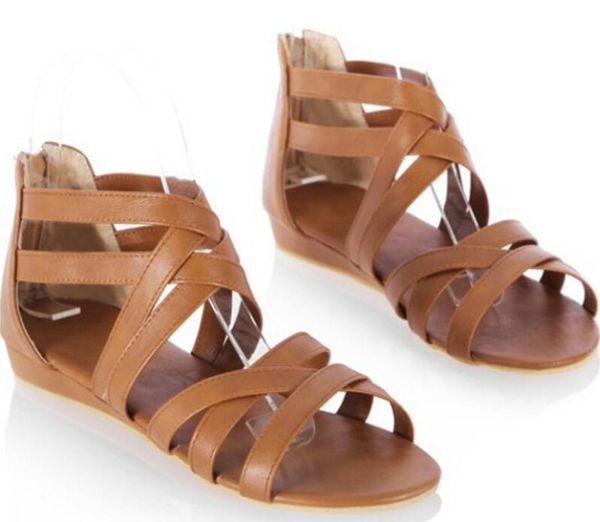 women pu leather shoes woman summer sandals cross-tied zip zapatos mujer sapato ladies flip thong flats casual female f181616, Black
women pu leather shoes woman summer sandals cross-tied zip zapatos mujer sapato ladies flip thong flats casual female f181616, Black
