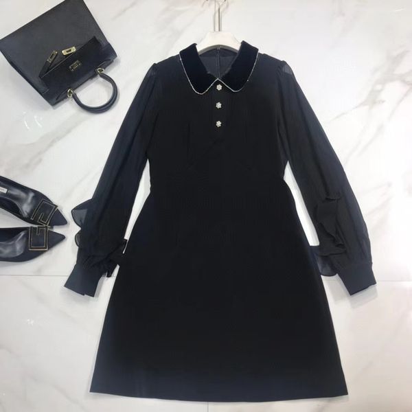 213 xl 2021 spring summer a line same style dress womens clothes black lapel neck flora print weilan
213 xl 2021 spring summer a line same style dress womens clothes black lapel neck flora print weilan