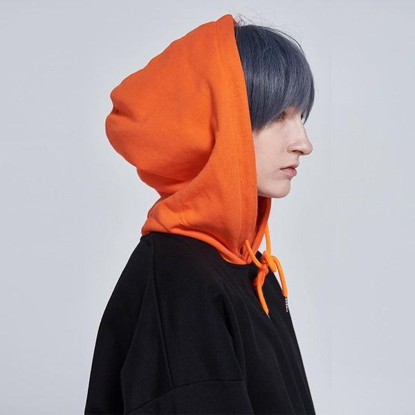 men's hoodies & sweatshirts winter american style stitching contrast color hooded sweater trend of hip-hop loose oversize and fried str, Black
men's hoodies & sweatshirts winter american style stitching contrast color hooded sweater trend of hip-hop loose oversize and fried str, Black