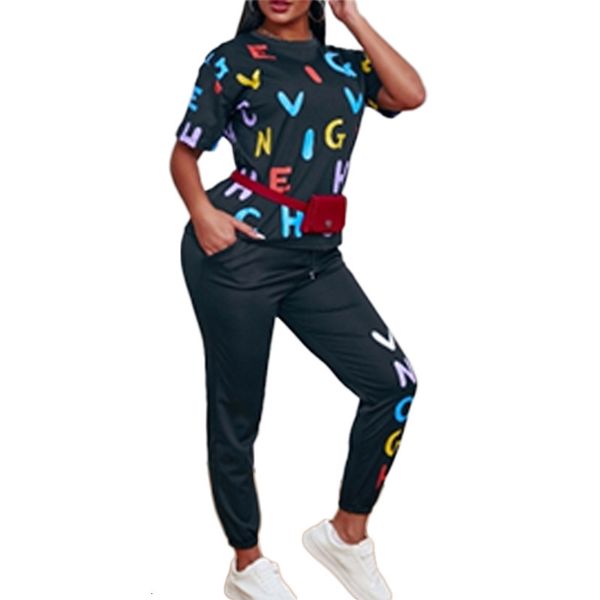 random letters print two sets of female play 2021 summer fashion new tracksuit the neck short sleeve and pants 2 matching set mdps, Gray
random letters print two sets of female play 2021 summer fashion new tracksuit the neck short sleeve and pants 2 matching set mdps, Gray