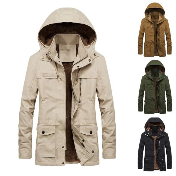 men's jackets in stock varsity autumn and winter casual stand-up collar warmth plus velvet thick cotton hooded coat outerwear#8, Black;brown
men's jackets in stock varsity autumn and winter casual stand-up collar warmth plus velvet thick cotton hooded coat outerwear#8, Black;brown