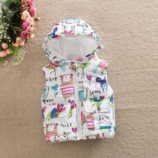 waistcoat good quality winter children outerwear graffiti thick princess kid girls vest hooded jackets warm girl, Camo
waistcoat good quality winter children outerwear graffiti thick princess kid girls vest hooded jackets warm girl, Camo
