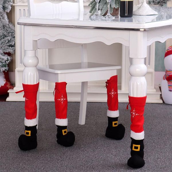 christmas decorations 1/4pcs chair foot covers decoration for home table decor ornament 2021 xmas party year gift
christmas decorations 1/4pcs chair foot covers decoration for home table decor ornament 2021 xmas party year gift