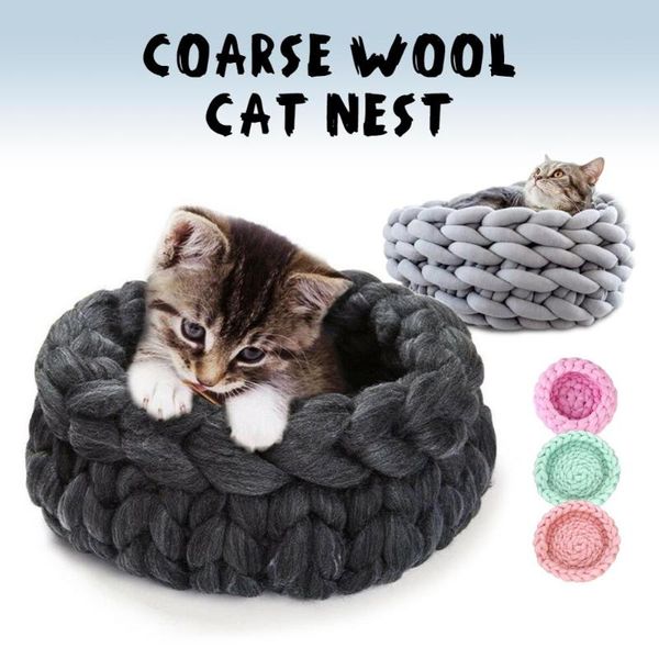 cat beds & furniture 30cm dog bed warming house soft kennels handmade knitting coarse wool pet warm plush cozy nest mat
cat beds & furniture 30cm dog bed warming house soft kennels handmade knitting coarse wool pet warm plush cozy nest mat
