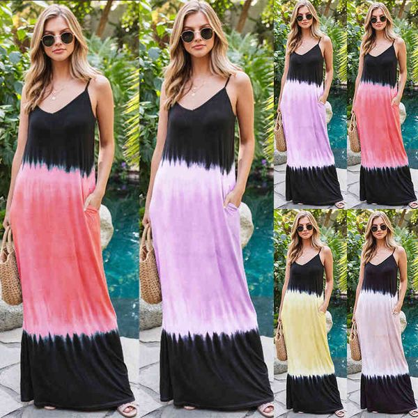 casual dresses 2022 spring and summer gradient sleevels suspender dr's skirt, Black;gray
casual dresses 2022 spring and summer gradient sleevels suspender dr's skirt, Black;gray