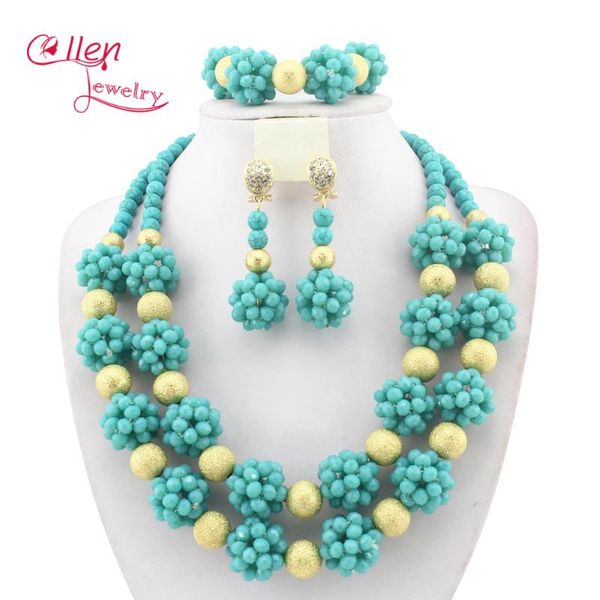 earrings & necklace nigerian wedding african crystal balls jewelry sets beads w8180, Silver
earrings & necklace nigerian wedding african crystal balls jewelry sets beads w8180, Silver