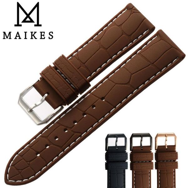 watch bands maikes brown men para rubber watchband silver buckle dive sports sweatproof silicone 20mm 22mm strap band, Black;brown
watch bands maikes brown men para rubber watchband silver buckle dive sports sweatproof silicone 20mm 22mm strap band, Black;brown