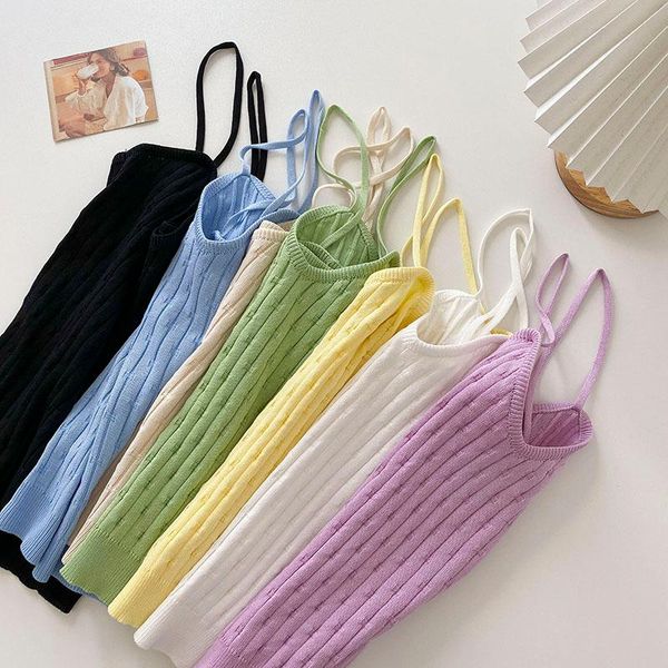 women's tanks & camis crop camisole female clothing tank women v neck strap sleeveless white halter spaghetti casual vest knitted
women's tanks & camis crop camisole female clothing tank women v neck strap sleeveless white halter spaghetti casual vest knitted