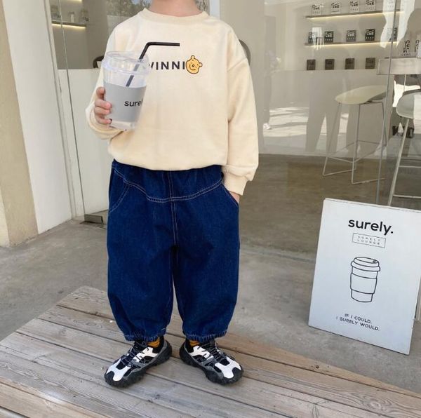 jeans 2021 arrival girls boys denim long pants autumn fashion kids jean 2-8 years ws303, Blue
jeans 2021 arrival girls boys denim long pants autumn fashion kids jean 2-8 years ws303, Blue