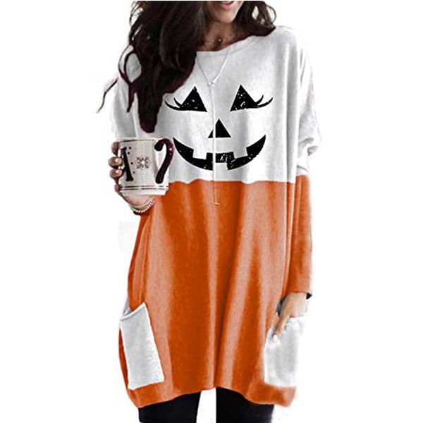 oversized womens funny halloween lantern ghost pumpkin shirt face costume homewaer long sleeves graphic hoodies de mujer, Gray
oversized womens funny halloween lantern ghost pumpkin shirt face costume homewaer long sleeves graphic hoodies de mujer, Gray