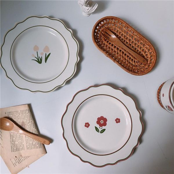 dishes & plates nordic ins round ceramic salad vintage tulip plate flower dessert fruits snake wedding stands for cakes
dishes & plates nordic ins round ceramic salad vintage tulip plate flower dessert fruits snake wedding stands for cakes