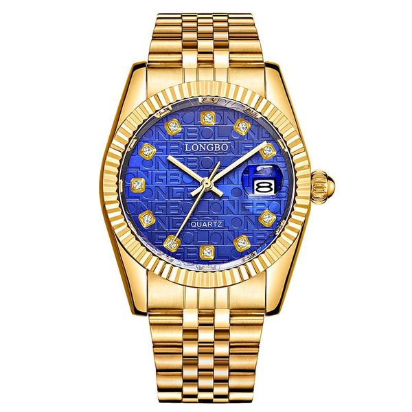wristwatches 2021 longbo luxury gold watch lady men lover stainless steel quartz waterproof male for analog auto date clcok, Slivery;brown
wristwatches 2021 longbo luxury gold watch lady men lover stainless steel quartz waterproof male for analog auto date clcok, Slivery;brown