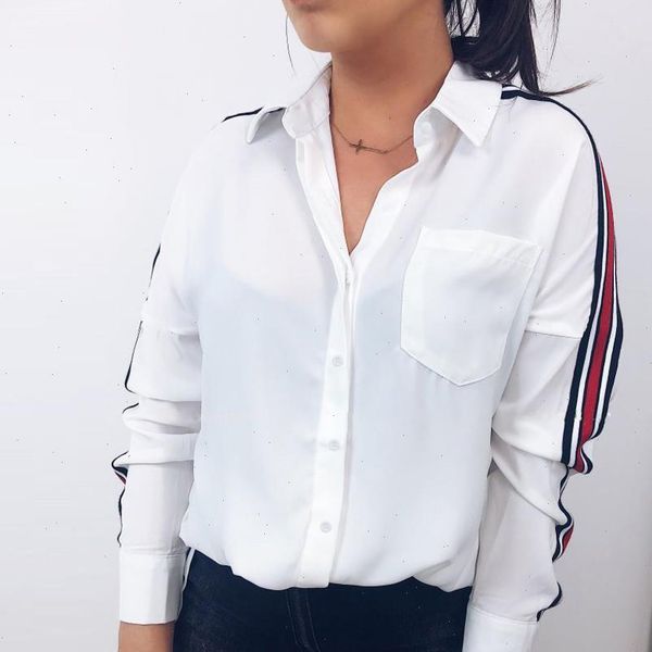 womens blouse office lady blouse women casual white shirt lapel stripe long sleeve botton shirt blusas female 2021
womens blouse office lady blouse women casual white shirt lapel stripe long sleeve botton shirt blusas female 2021
