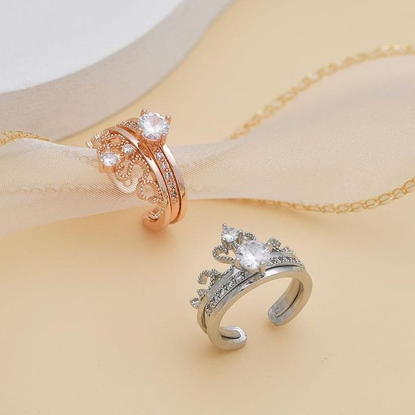 wedding rings xiaoboacc 2021 fashion crown cubic zircon ring korean open adjustable finger for women engagement jewelry gift, Slivery;golden
wedding rings xiaoboacc 2021 fashion crown cubic zircon ring korean open adjustable finger for women engagement jewelry gift, Slivery;golden