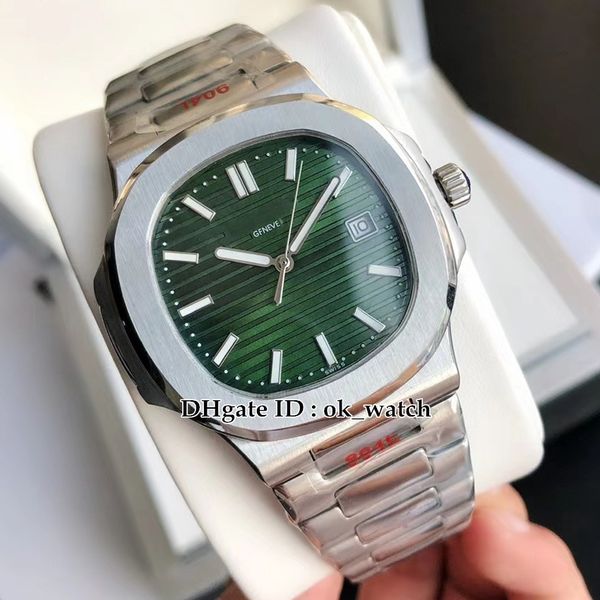 5711/1a-014 sport watch miyota 8215 automatic mens watch green textured dial stainless steel bracelet gents wristwatches, Slivery;brown
5711/1a-014 sport watch miyota 8215 automatic mens watch green textured dial stainless steel bracelet gents wristwatches, Slivery;brown