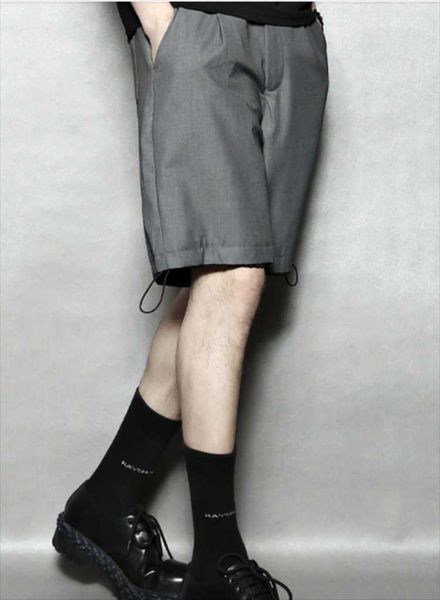 men's shorts summer pure color loose straight tube casual fashion men draw rope design, White;black
men's shorts summer pure color loose straight tube casual fashion men draw rope design, White;black