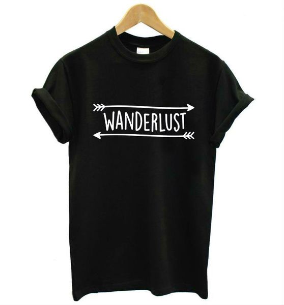 women's t-shirt wanderlust letters print women tshirt casual cotton hipster funny t shirt for girl black femme tumblr summer, White
women's t-shirt wanderlust letters print women tshirt casual cotton hipster funny t shirt for girl black femme tumblr summer, White