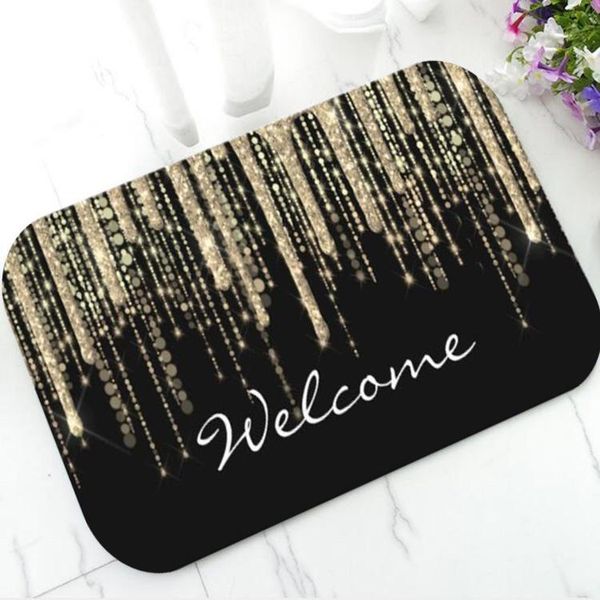 cushion/decorative pillow modern black gold drips glitter sparkly welcome doormat elegant door mat rug carpet for bathroom kitchen floor ent
cushion/decorative pillow modern black gold drips glitter sparkly welcome doormat elegant door mat rug carpet for bathroom kitchen floor ent
