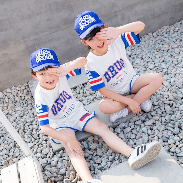 new parent child short sleeve 2021 fashion sportswear garden class summer family, Blue
new parent child short sleeve 2021 fashion sportswear garden class summer family, Blue