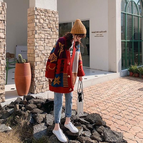 women's knits & tees lazy wind and fairy sweater women loose thick knitted cardigan spring autumn 2021 retro jacket y118, White
women's knits & tees lazy wind and fairy sweater women loose thick knitted cardigan spring autumn 2021 retro jacket y118, White