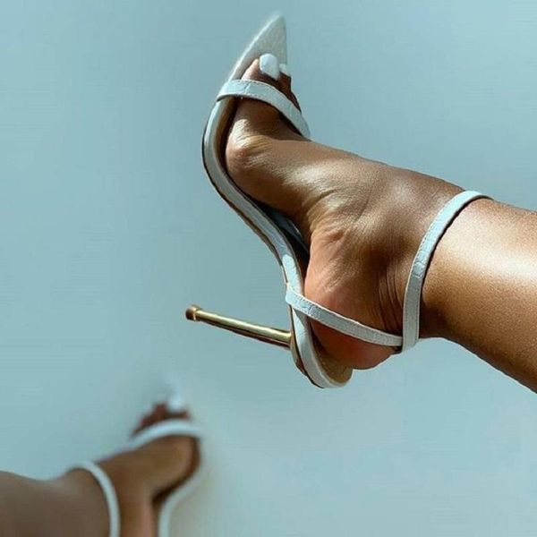 sandals summer high heels women ankle strap open pointed toe ladies shoes metal stiletto platform party, Black
sandals summer high heels women ankle strap open pointed toe ladies shoes metal stiletto platform party, Black