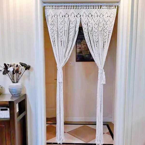 curtain & drapes boho decor macrame cotton hand woven bohemian large tapestry for room divider window door wedding backdrop decoration
curtain & drapes boho decor macrame cotton hand woven bohemian large tapestry for room divider window door wedding backdrop decoration