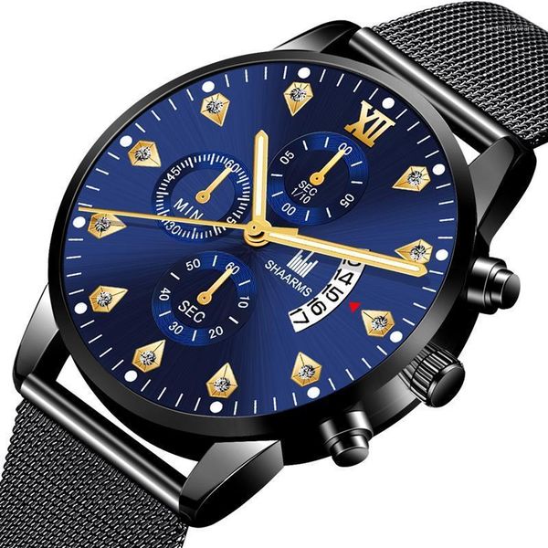 wristwatches luxury business casual clock drop stainless steel fashion mesh band mens watches diamond calendar quartz wrist watch, Slivery;brown
wristwatches luxury business casual clock drop stainless steel fashion mesh band mens watches diamond calendar quartz wrist watch, Slivery;brown