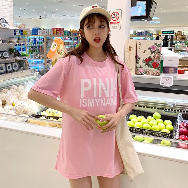 new harajuku 2021 letter print women's t-shirt pink summer short sleeve ulzzang long let loose schoolgirl s streetwear 907t, White
new harajuku 2021 letter print women's t-shirt pink summer short sleeve ulzzang long let loose schoolgirl s streetwear 907t, White