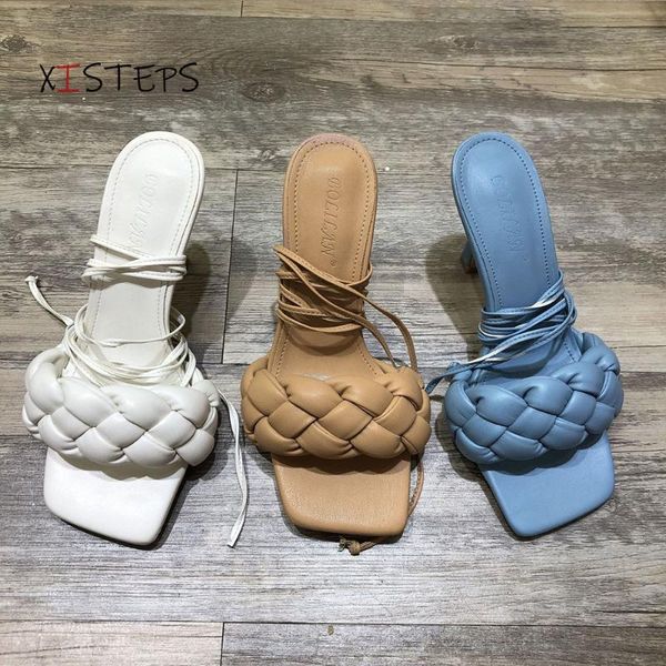 brand design woven sandals women 9cm high thin heel sandalias square toe summer beach sandals femme 2021 women shoes white blue, Black
brand design woven sandals women 9cm high thin heel sandalias square toe summer beach sandals femme 2021 women shoes white blue, Black