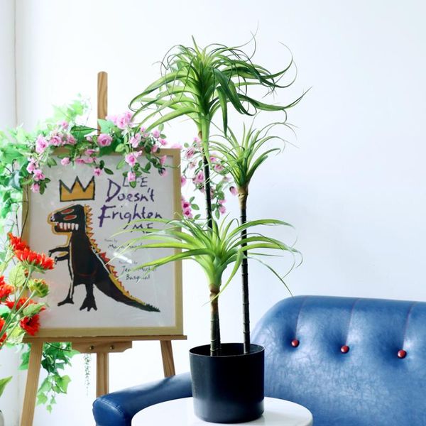 80cm three-pole large artificial tropical plants plastic palm tree potted indoor fake air grass bonsai l office home decor
80cm three-pole large artificial tropical plants plastic palm tree potted indoor fake air grass bonsai l office home decor