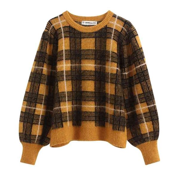 stylish chic loose plaid print sweaters women fashion casual o neck pullovers elegant ladies long sleeve jumper 210531, White
stylish chic loose plaid print sweaters women fashion casual o neck pullovers elegant ladies long sleeve jumper 210531, White