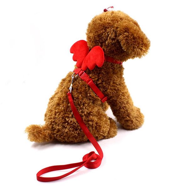 dog collars & leashes fashion cute nylon harnesses angel chest back wings for small and medium with traction belt pet supplies 6 colors
dog collars & leashes fashion cute nylon harnesses angel chest back wings for small and medium with traction belt pet supplies 6 colors