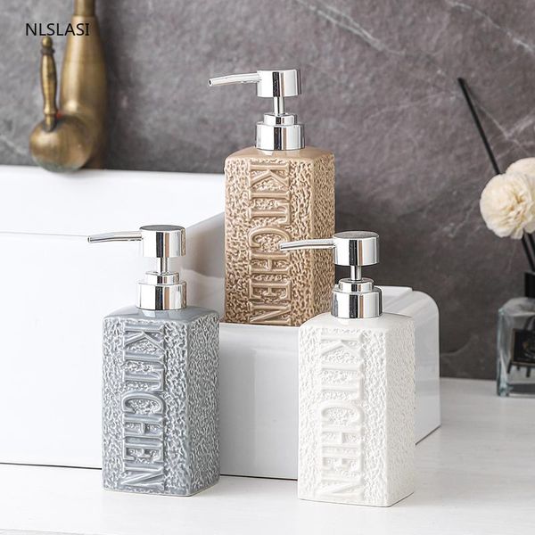 350ml home l bathroom supplies shower gel shampoo ceramic dispensing bottle press bottle soap dispenser empty lotion
350ml home l bathroom supplies shower gel shampoo ceramic dispensing bottle press bottle soap dispenser empty lotion