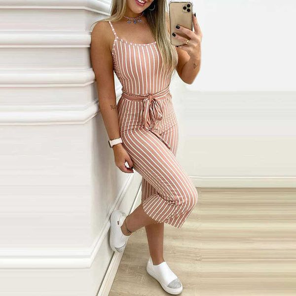 women fashion elegant sleeveless casual jumpsuits overalls playsuits spaghetti strap striped slinky belted jumpsuit 210716, Black;white
women fashion elegant sleeveless casual jumpsuits overalls playsuits spaghetti strap striped slinky belted jumpsuit 210716, Black;white