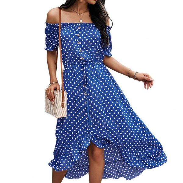 casual dresses 2021 fashion summer women dot print waist belt slim short sleeve ruffled hem beach streetwear outdoor dress clothing, Black;gray
casual dresses 2021 fashion summer women dot print waist belt slim short sleeve ruffled hem beach streetwear outdoor dress clothing, Black;gray