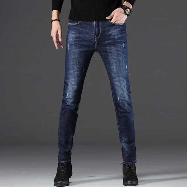 men's jeans spring autumn tide brand blue black men elastic slim fit jean pants rock punk streetwear young mens
men's jeans spring autumn tide brand blue black men elastic slim fit jean pants rock punk streetwear young mens