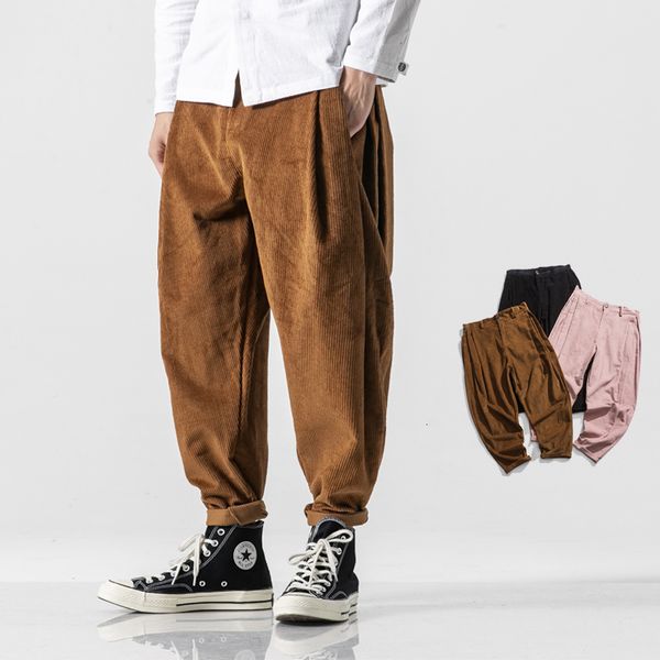 2021 new men's corduroy fabrics loose male leisure cotton casual pants trousers active elastic hip hop style joggers sweatpants rpta, Black
2021 new men's corduroy fabrics loose male leisure cotton casual pants trousers active elastic hip hop style joggers sweatpants rpta, Black