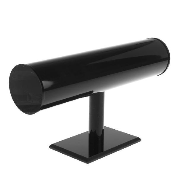 watch boxes & cases elegant acrylic bracelet display holder showing stand bangle shelf, Black;blue