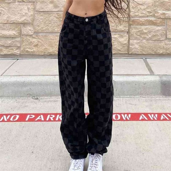 harajuku jeans women patchwork female streetwear checkered korean style wide leg pants straight plaid trousers 210924, Blue
harajuku jeans women patchwork female streetwear checkered korean style wide leg pants straight plaid trousers 210924, Blue