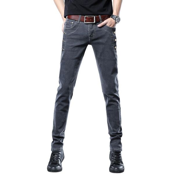 men's stretch jeans male summer slim straight korean-style leggings casual fashion all-match long pants skinny jeans men, Blue
men's stretch jeans male summer slim straight korean-style leggings casual fashion all-match long pants skinny jeans men, Blue