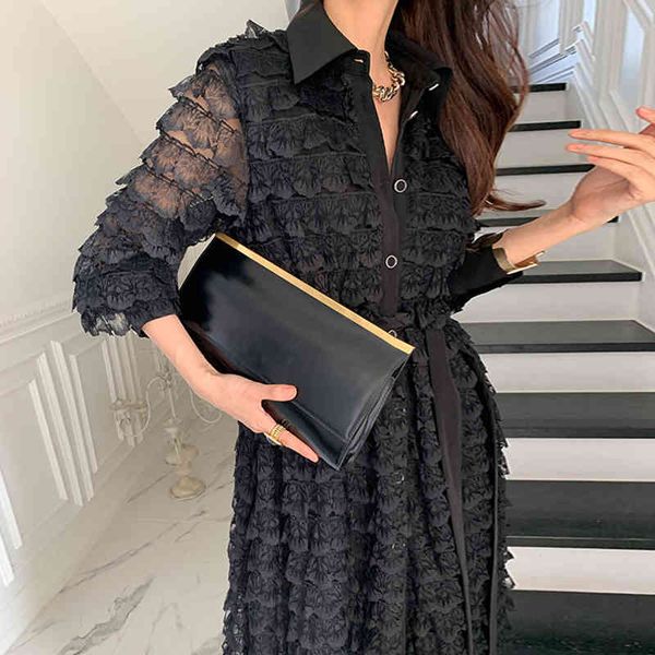 casual dresses elegant temperament lapel lace stitching layered self-cultivation single-breasted long-sleeved dress women 17tt, Black;gray
casual dresses elegant temperament lapel lace stitching layered self-cultivation single-breasted long-sleeved dress women 17tt, Black;gray