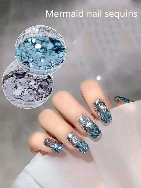 nail glitter 1box laser bling mermaid flakes sparkly 3d hexagon colorful sequins spangles polish manicure nails art decorations, Silver;gold
nail glitter 1box laser bling mermaid flakes sparkly 3d hexagon colorful sequins spangles polish manicure nails art decorations, Silver;gold