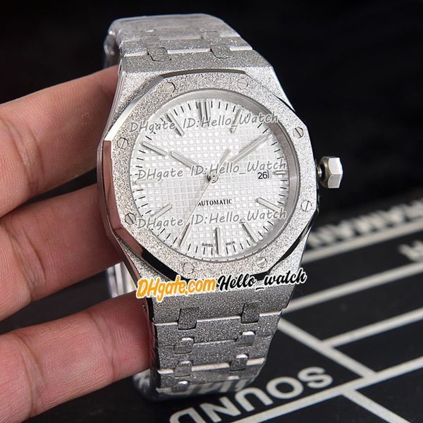 new 44mm 15400 15400st a2813 automatic mens watch white texture dial frost gold matte steel bracelet watches luxury hello_watch c06b(7), Slivery;brown
new 44mm 15400 15400st a2813 automatic mens watch white texture dial frost gold matte steel bracelet watches luxury hello_watch c06b(7), Slivery;brown