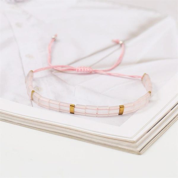 charm bracelets trendy ladies transparent pink glass beaded miyuki bracelet for women fashion boho handmade rope weave adjustable, Golden;silver
charm bracelets trendy ladies transparent pink glass beaded miyuki bracelet for women fashion boho handmade rope weave adjustable, Golden;silver