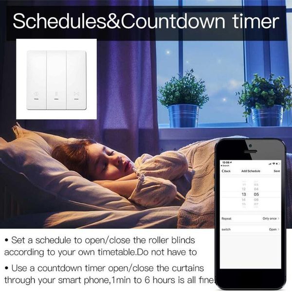 smart home control zigbee 3.0 tuya curtain switch is compatible with alexa/google home, remote eu button
smart home control zigbee 3.0 tuya curtain switch is compatible with alexa/google home, remote eu button