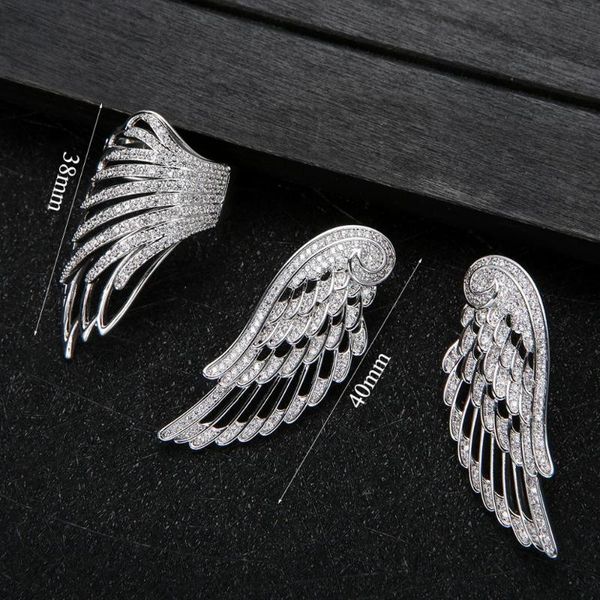 wedding rings rakol luxury statement stackable angel wing ring for women cubic zircon engagement dubai punk bridal finger, Slivery;golden
wedding rings rakol luxury statement stackable angel wing ring for women cubic zircon engagement dubai punk bridal finger, Slivery;golden