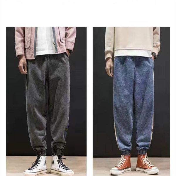 spring and autumn side pair of jeans men's plus fat size loose-fitting harem pants casual trousers, Black
spring and autumn side pair of jeans men's plus fat size loose-fitting harem pants casual trousers, Black