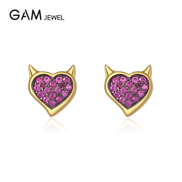 designer devil's heart studs suitable for social gathering party charm ear jewelry (s925 silver, and non - allergic, Golden;silver
designer devil's heart studs suitable for social gathering party charm ear jewelry (s925 silver, and non - allergic, Golden;silver